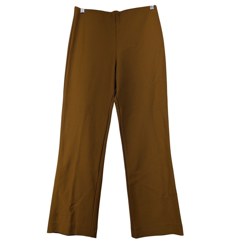 Milio Paris Brown High Waisted Straight Leg Trousers Made in‎ France Size 3